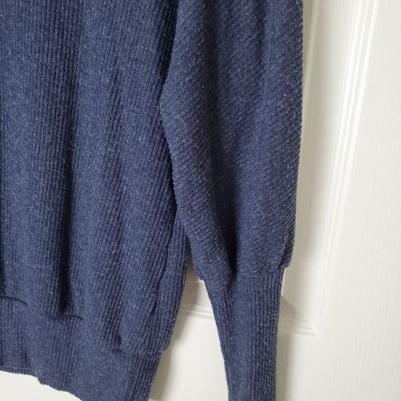 Michael Stars Ribbed Balloon Sleeve Sweater Size XS - Picture 3 of 5